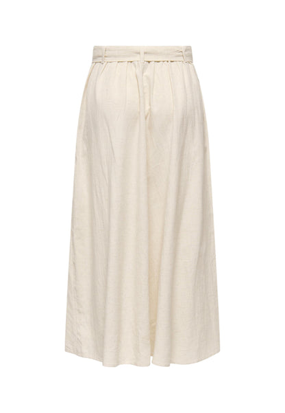 Jacqueline De Yong Gonna Donna Jacqueline De Yong Jdymilan Linen Hw Belted Skirt Wvn Dia beige  beige