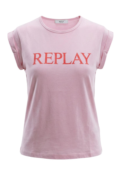 Replay T-Shirt Donna Replay REGULAR pink  pink