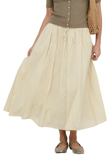 Jacqueline De Yong Gonna Donna Jacqueline De Yong Jdydiego Hw Maxi Skirt Wvn beige  beige