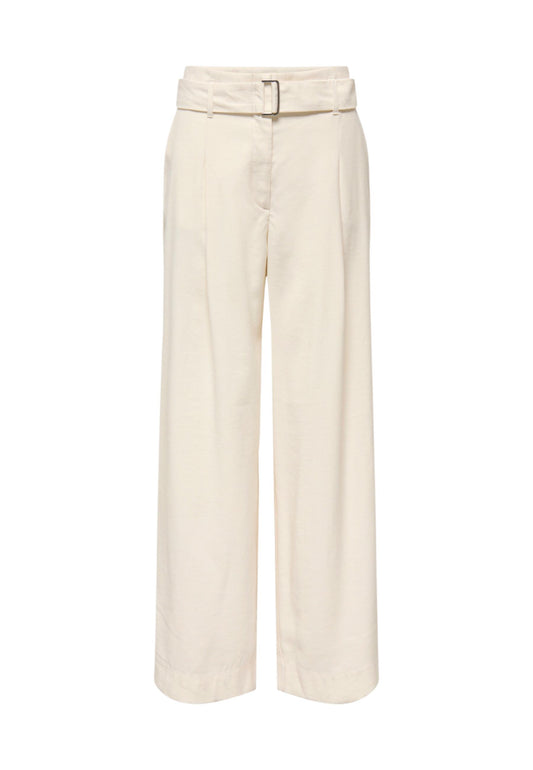 Only Pantaloni Donna Only Onltila Life Hw Belt Wide Tlr beige  beige