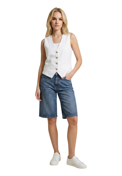 Only Shorts Donna Only Onlshiloh Mw Wide Dnm Tai blue  blue