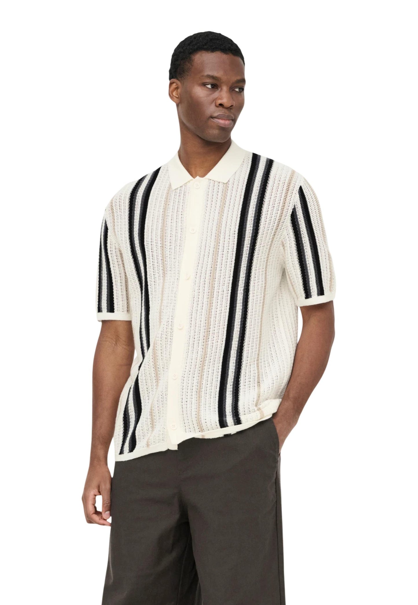 Only & Sons Polo Uomo Only & Sons Onsleon Reg Ss Shirt Knit beige  beige