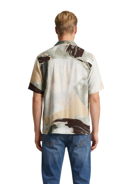 Only & Sons Camicia Uomo Only & Sons Onsharvi Rlx Resort Ss 041 Aop Shirt green  green
