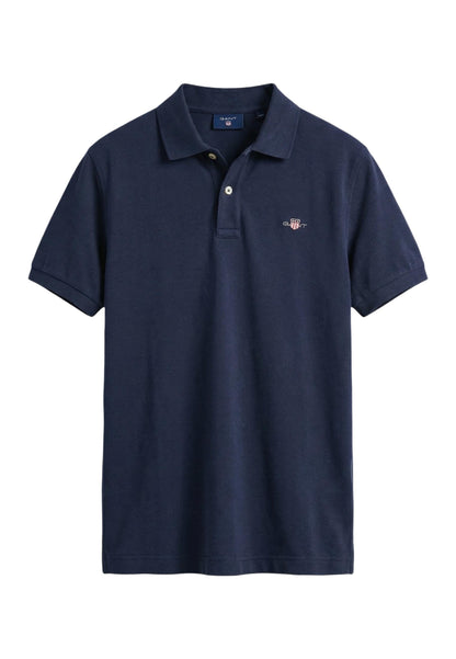 Gant Polo Uomo Gant REG SHIELD SS PIQUE POLO blue  blue
