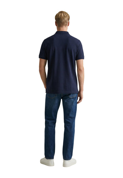 Gant Polo Uomo Gant REG SHIELD SS PIQUE POLO blue  blue