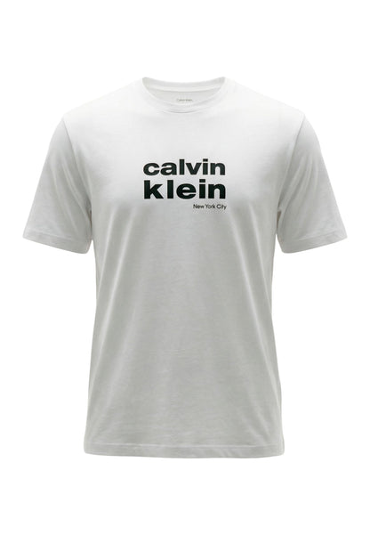 Calvin Klein Jeans T-Shirt Uomo Calvin Klein Jeans SS 30S WHSL CKJ JERS white  white