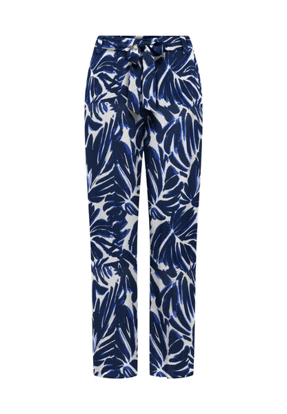 Only Pantaloni Donna Only ONLNOVA LIFE VIS PALAZZO PANT WVN blue  blue