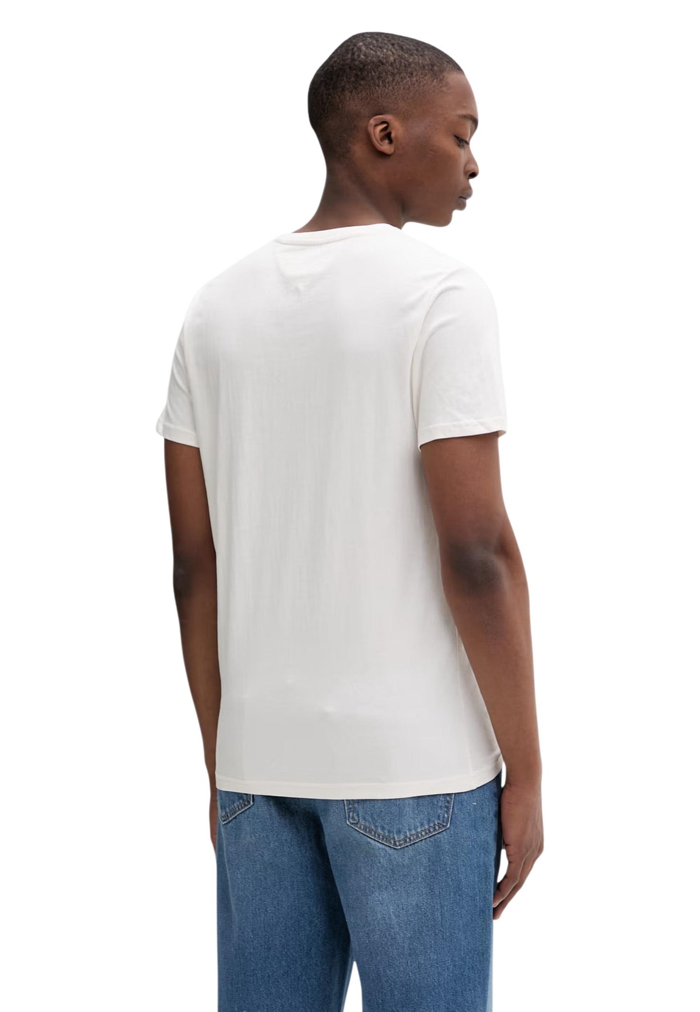Tommy Hilfiger Jeans T-Shirt Uomo Tommy Hilfiger Jeans TJM SLIM ESSENTIAL FLAG TEE EXT beige  beige