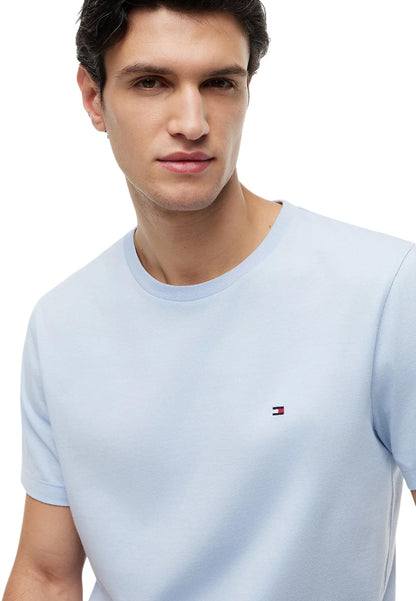 Tommy Hilfiger T-Shirt Uomo Tommy Hilfiger ESS SEASONAL REG FIT light blue  light blue