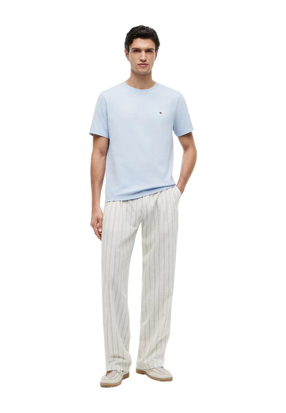Tommy Hilfiger T-Shirt Uomo Tommy Hilfiger ESS SEASONAL REG FIT light blue  light blue