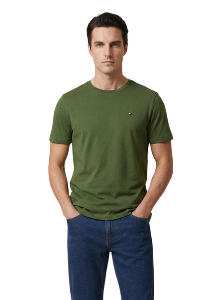 Tommy Hilfiger T-Shirt Uomo Tommy Hilfiger ESS SEASONAL REG FIT green  green