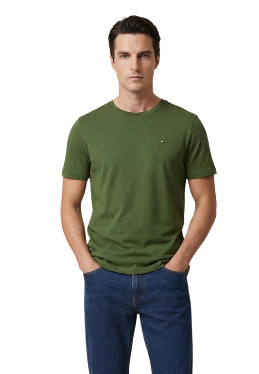 Tommy Hilfiger T-Shirt Uomo Tommy Hilfiger ESS SEASONAL REG FIT green  green