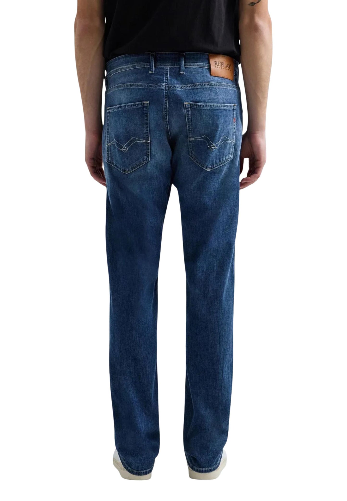 Replay Jeans Uomo Replay STRAIGHT blue  blue