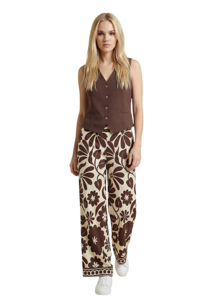 Only Pantaloni Donna Only Onlleila Elastic Culotte Wvn beige  beige