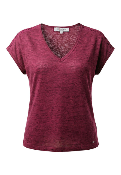 Morgan De Toi T-Shirt Donna Morgan De Toi  bordeaux  bordeaux