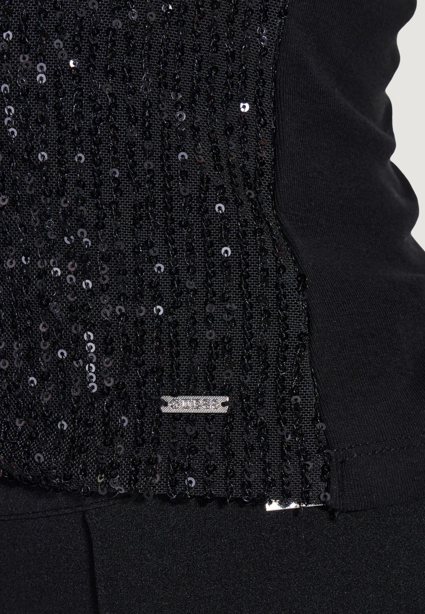 Guess Canotta Donna Guess SL ALEXIA SEQUINS TANK TOP black  black