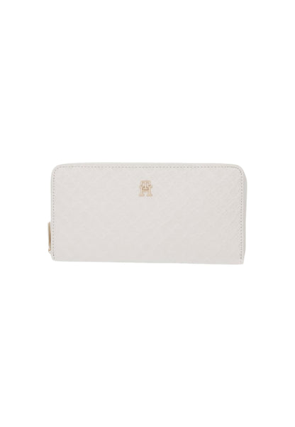 Tommy Hilfiger Portafogli Donna Tommy Hilfiger TH ICON LRG ZA MONO white  white