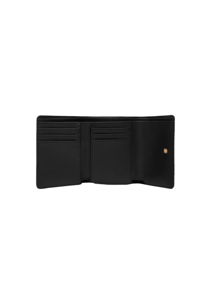 Tommy Hilfiger Portafogli Donna Tommy Hilfiger TH ICON TRIFOLD MONO black  black