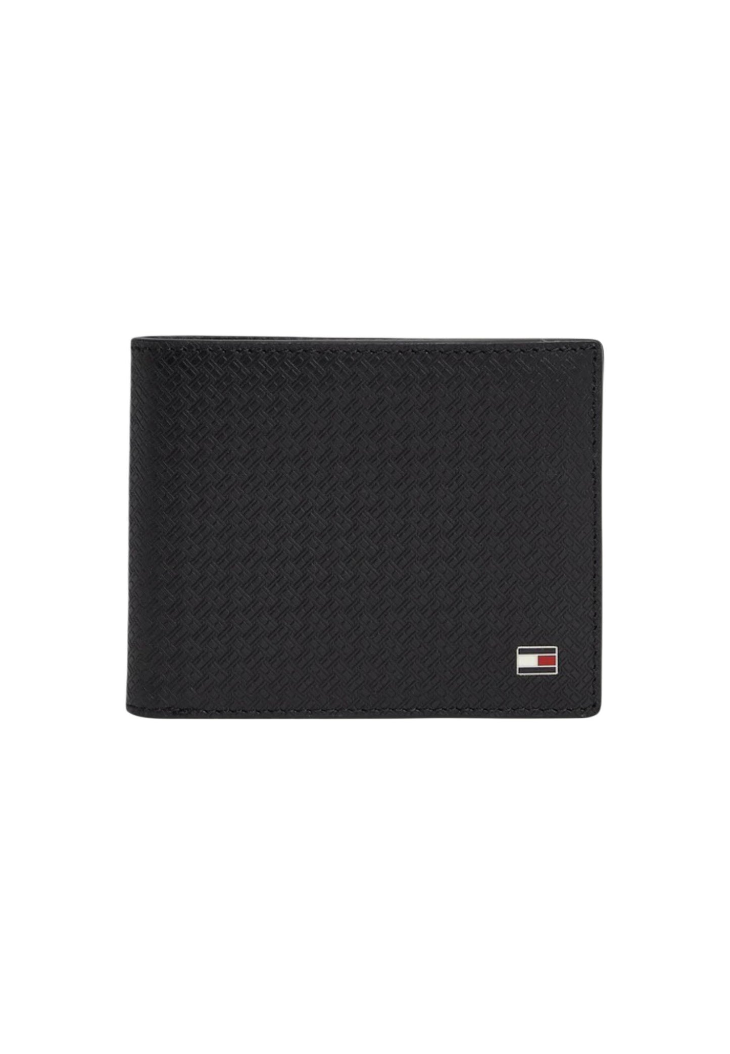 Tommy Hilfiger Portafogli Uomo Tommy Hilfiger TH EMBOSS MINI CC WALLET black  black
