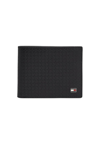 Tommy Hilfiger Portafogli Uomo Tommy Hilfiger TH EMBOSS MINI CC WALLET black  black