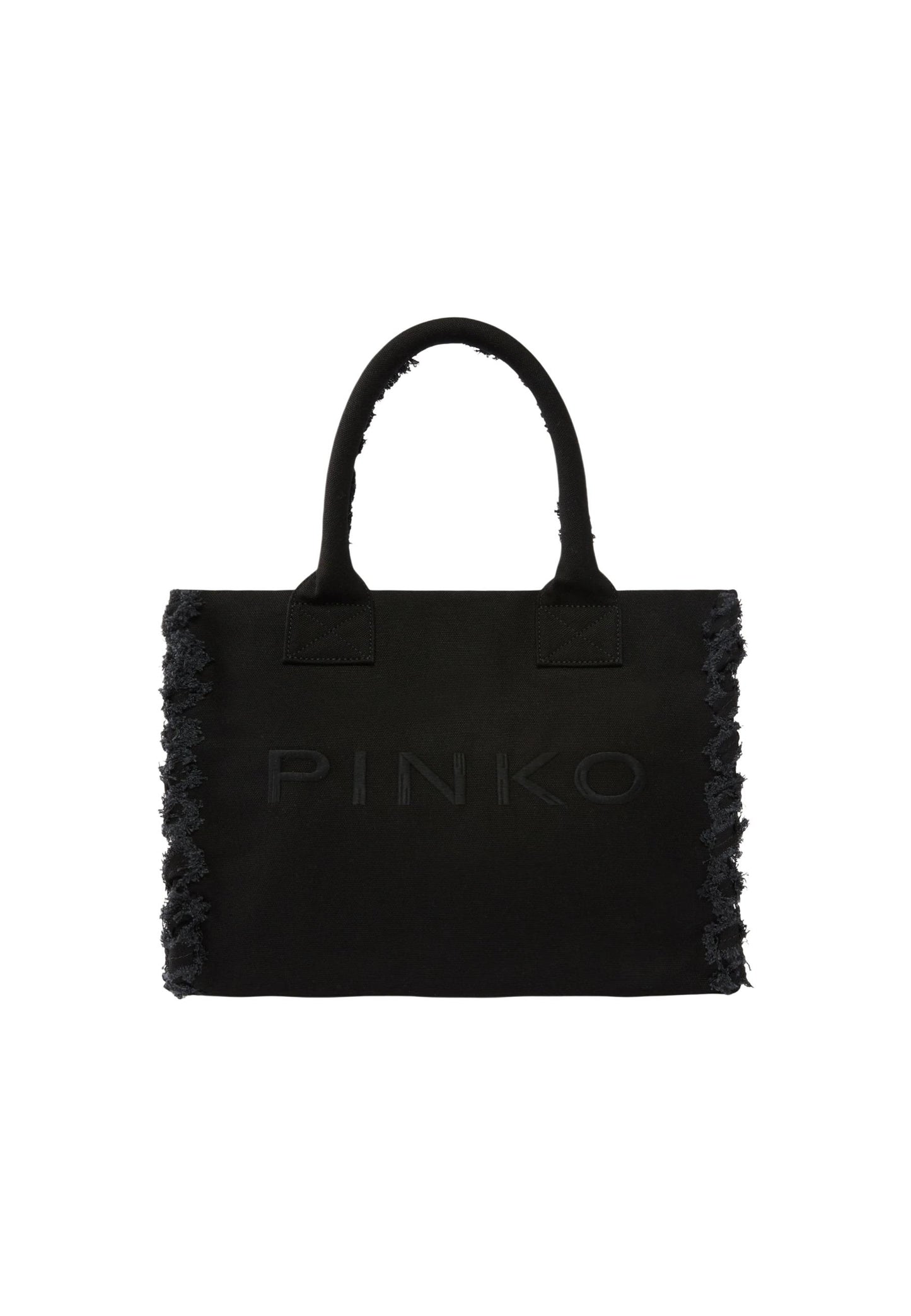 Pinko Borsa Donna Pinko BEACH SHOPPER CANVAS black  black