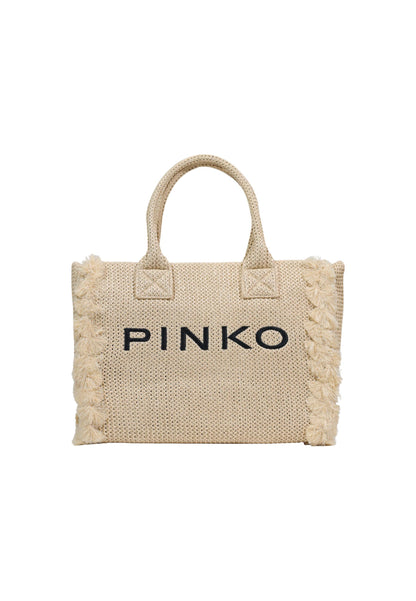 Pinko Borsa Donna Pinko BEACH SHOPPER RAFIA gold  gold