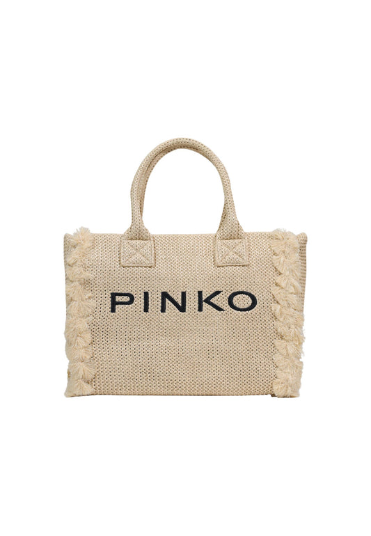 Pinko Borsa Donna Pinko BEACH SHOPPER RAFIA gold  gold