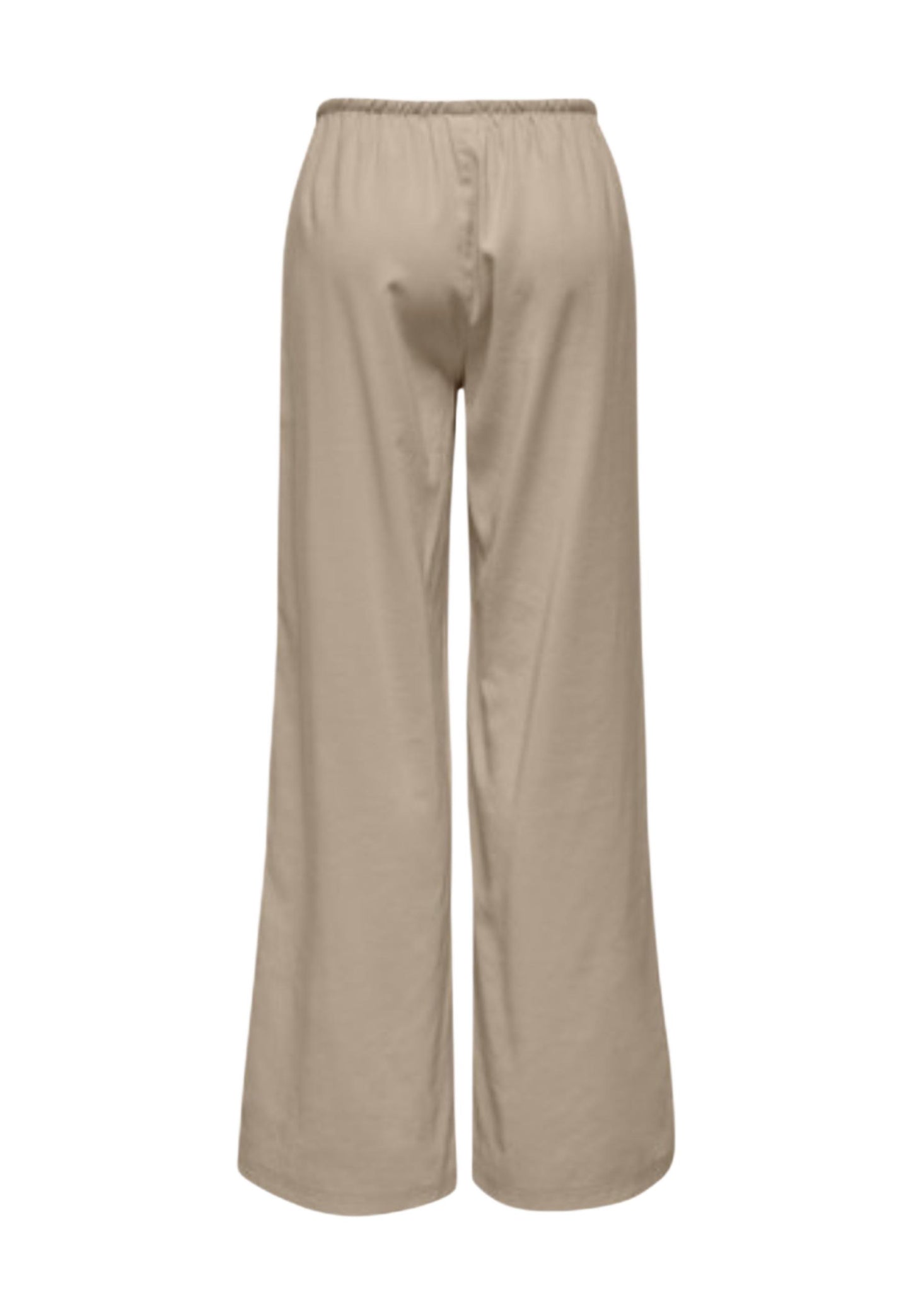 Only Pantaloni Donna Only Onlaris Life Pullup Tie Pants Wvn Cc beige  beige