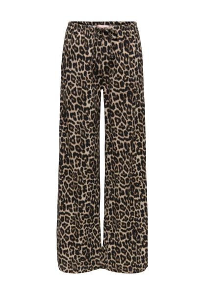 Only Pantaloni Donna Only Onlaris Life Pullup Tie Pants Wvn Cc brown  brown