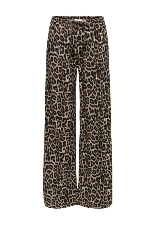 Only Pantaloni Donna Only Onlaris Life Pullup Tie Pants Wvn Cc brown  brown