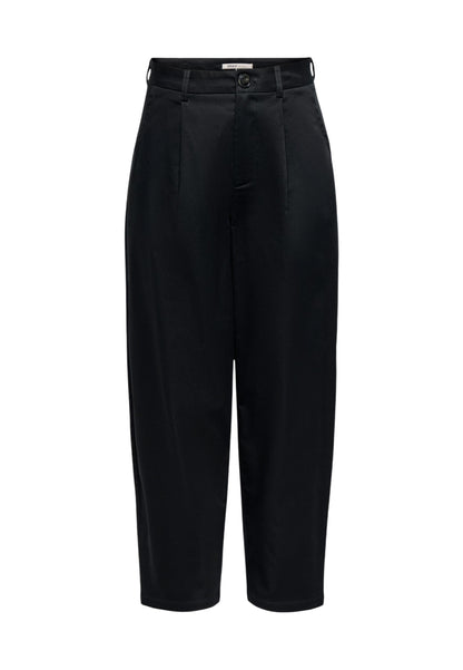 Only Pantaloni Donna Only Onlcasil Hw Ank Barrel Chino Cc Pnt black  black