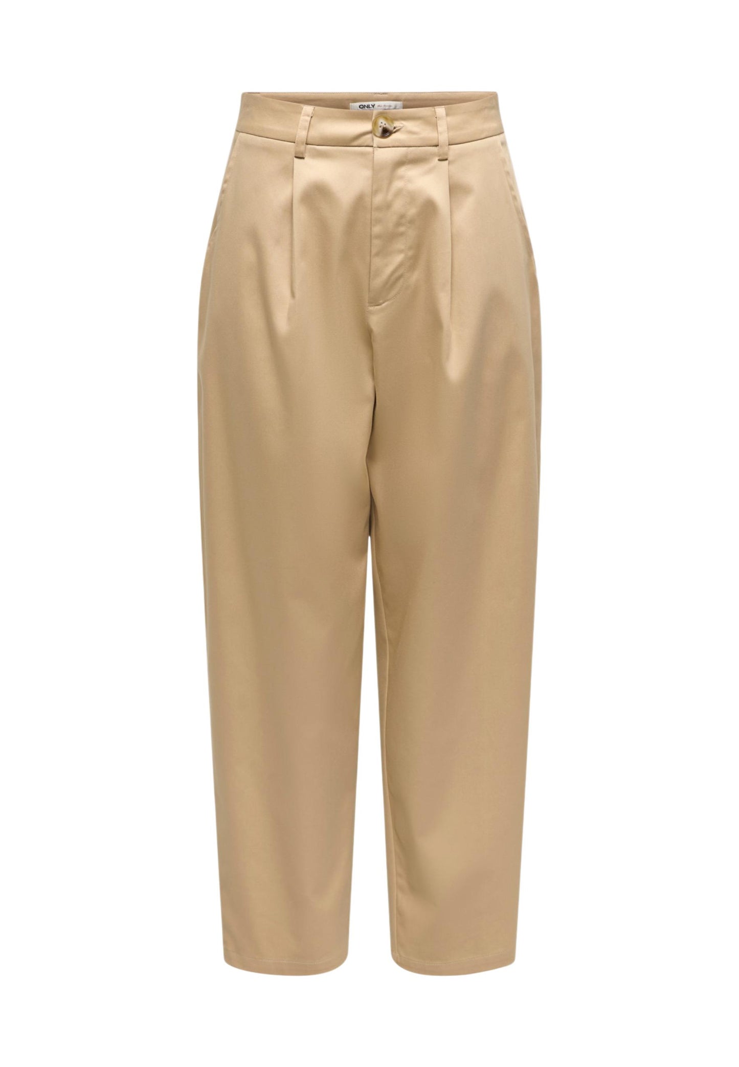 Only Pantaloni Donna Only Onlcasil Hw Ank Barrel Chino Cc Pnt beige  beige