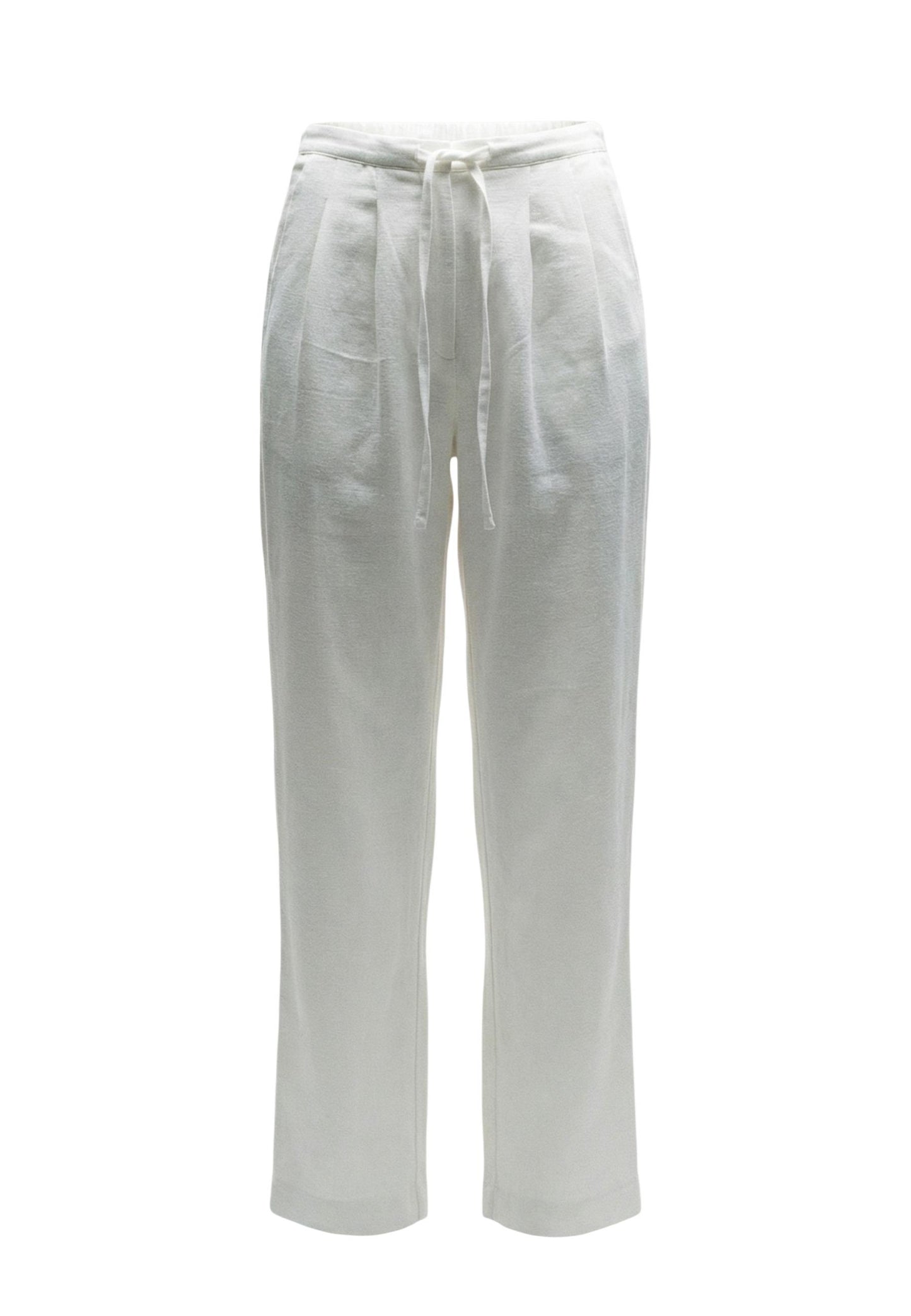Only Pantaloni Donna Only Onlita Mw Linen Look Wide Tlr white  white