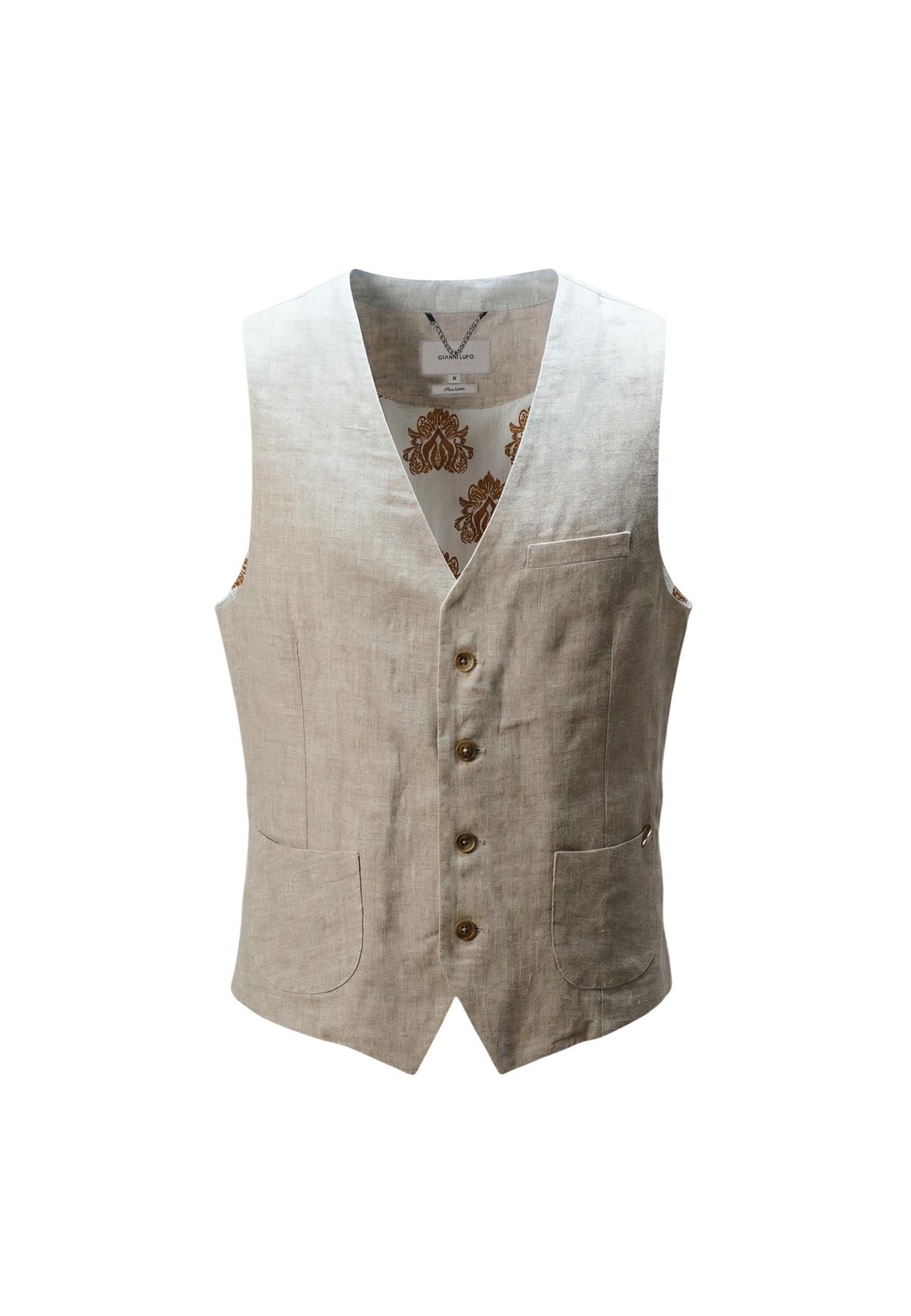 Gianni Lupo Gilet Uomo Gianni Lupo  beige  beige