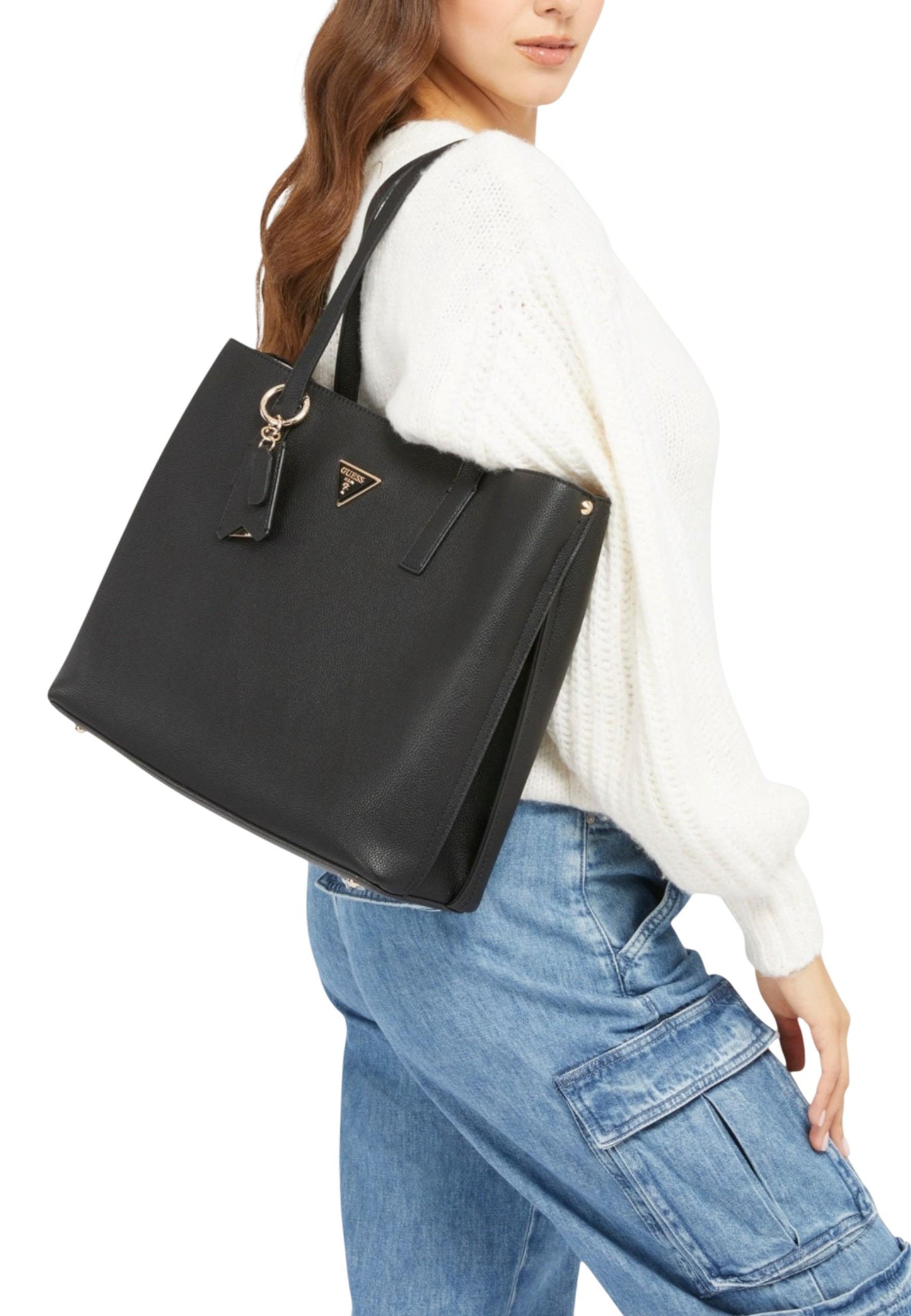 Guess Borsa Donna Guess MERIDIAN II GIRLFRIEND TOTE black  black
