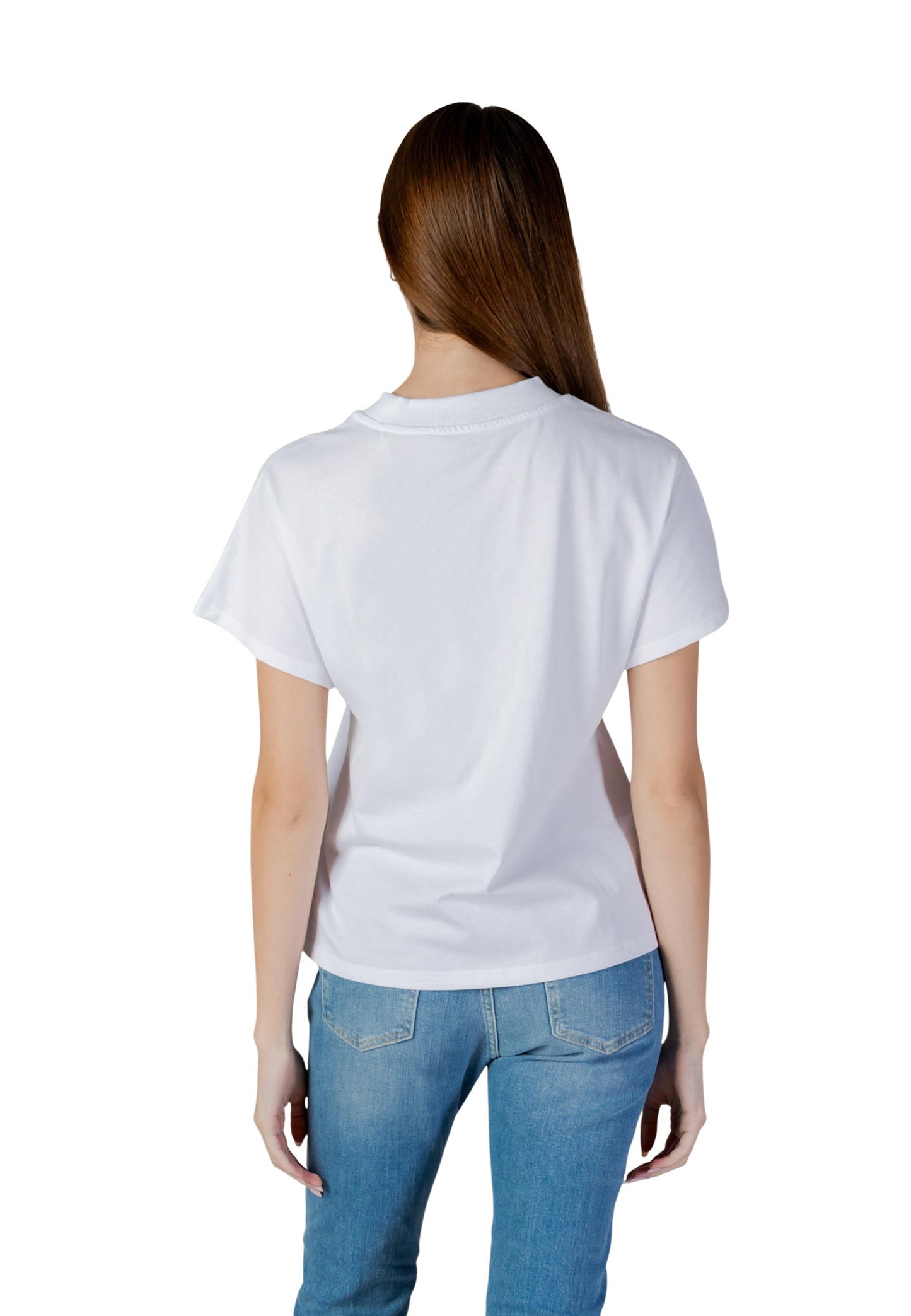 Guess T-Shirt Donna Guess SS CN POPCORN TEE white  white