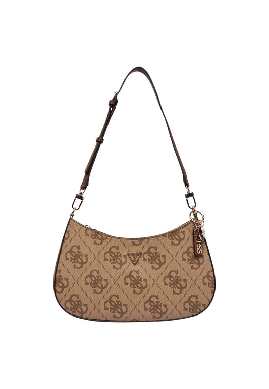 Guess Borsa Donna Guess NOELLE II TOP ZIP SHOULDER BAG brown  brown