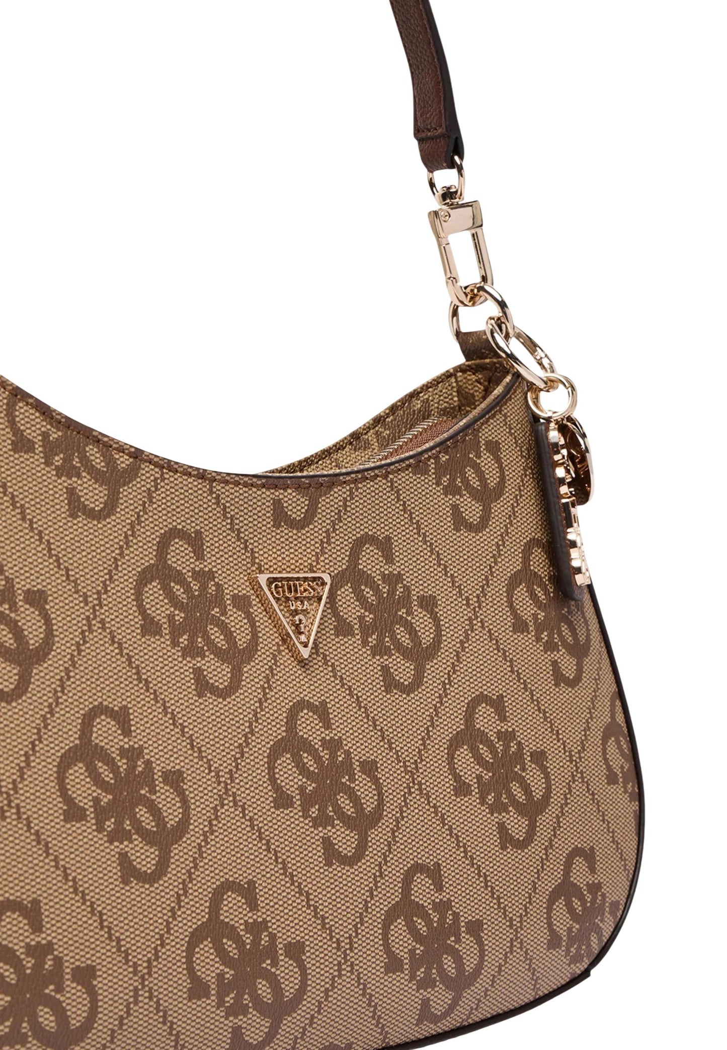 Guess Borsa Donna Guess NOELLE II TOP ZIP SHOULDER BAG brown  brown