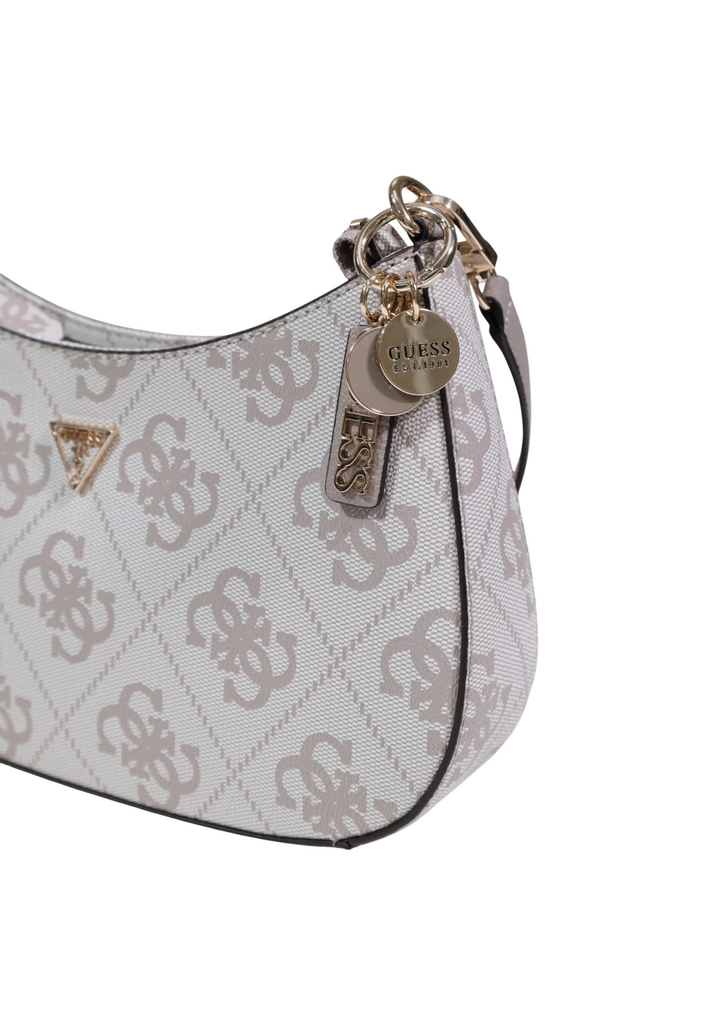 Guess Borsa Donna Guess NOELLE II TOP ZIP SHOULDER BAG beige  beige