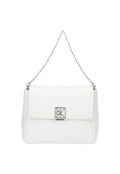 Calvin Klein Borsa Donna Calvin Klein EMBLEM HW PEBBLE CROSSBODY 20 white  white