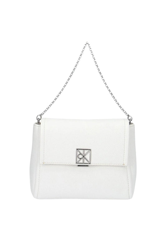 Calvin Klein Borsa Donna Calvin Klein EMBLEM HW PEBBLE CROSSBODY 20 white  white