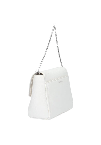 Calvin Klein Borsa Donna Calvin Klein EMBLEM HW PEBBLE CROSSBODY 20 white  white