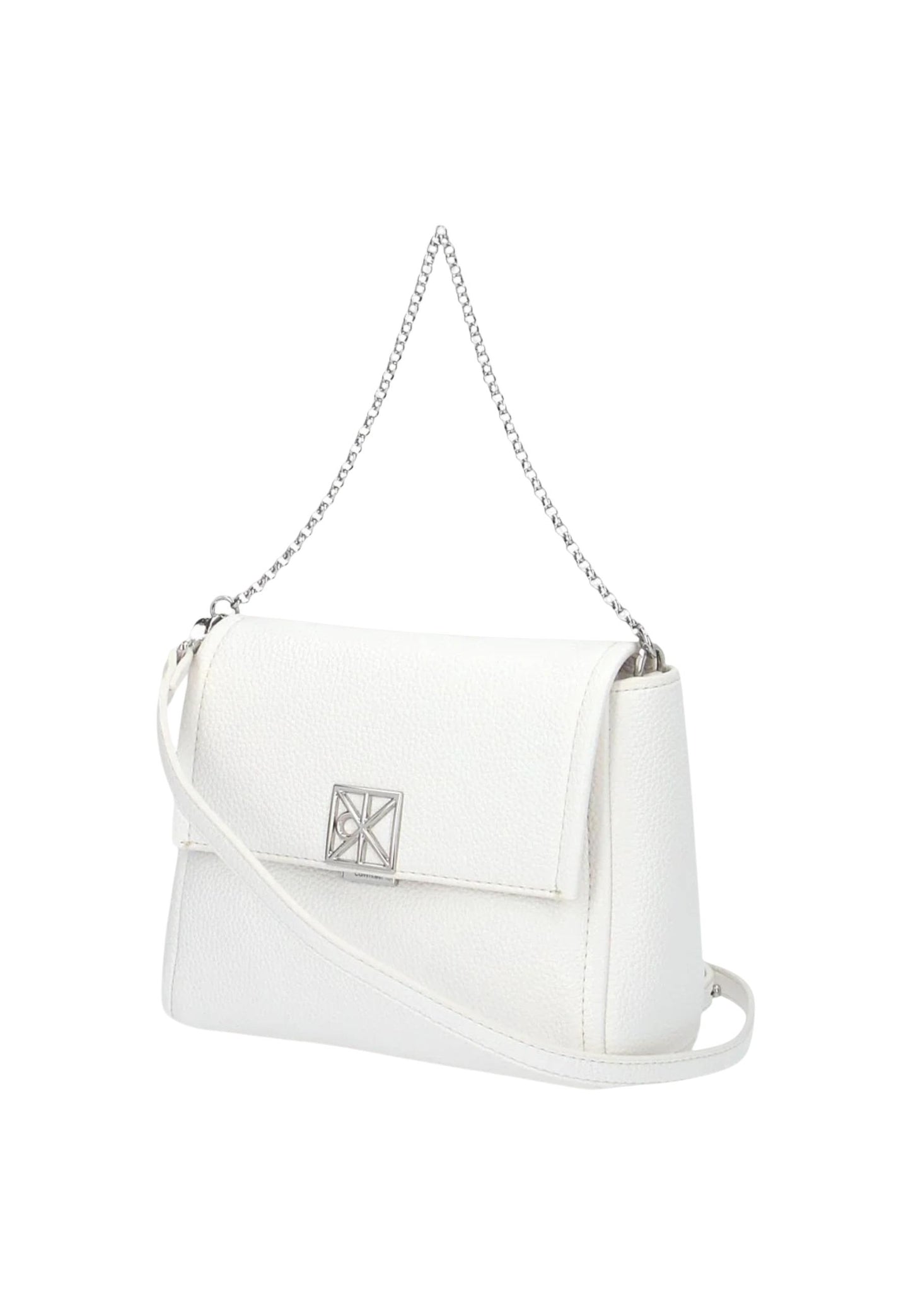 Calvin Klein Borsa Donna Calvin Klein EMBLEM HW PEBBLE CROSSBODY 20 white  white