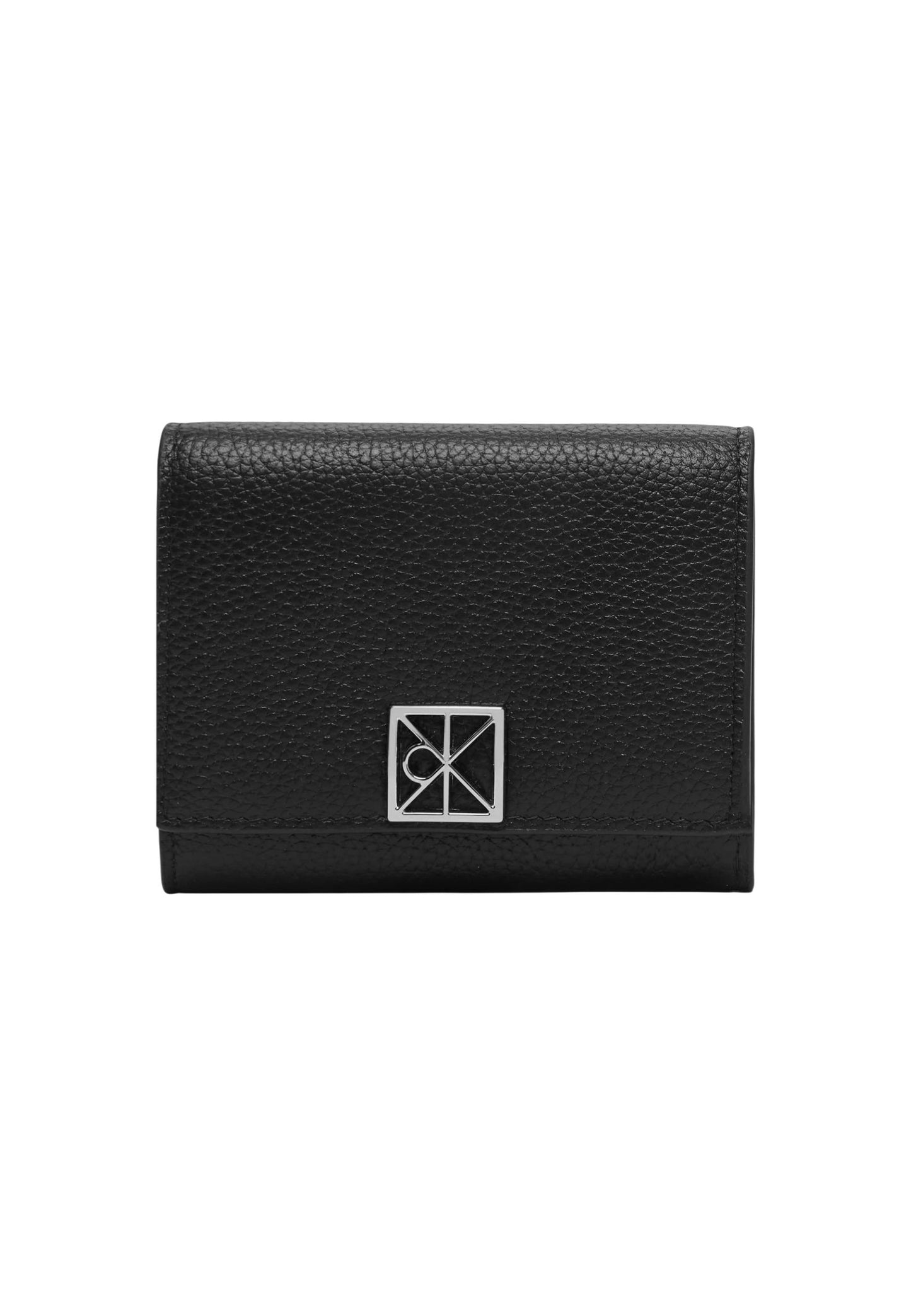 Calvin Klein Portafogli Donna Calvin Klein EMBLEM HW PEBBLE TRIFOLD W/ZIP black  black