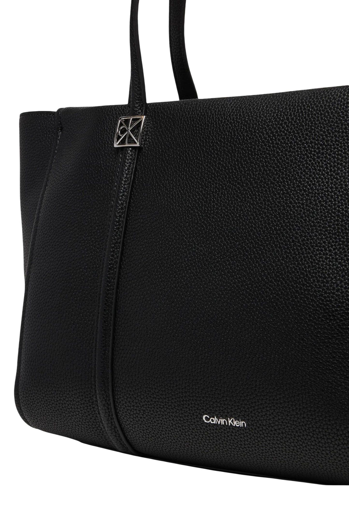 Calvin Klein Borsa Donna Calvin Klein EMBLEM HW PEBBLE TOTE black  black