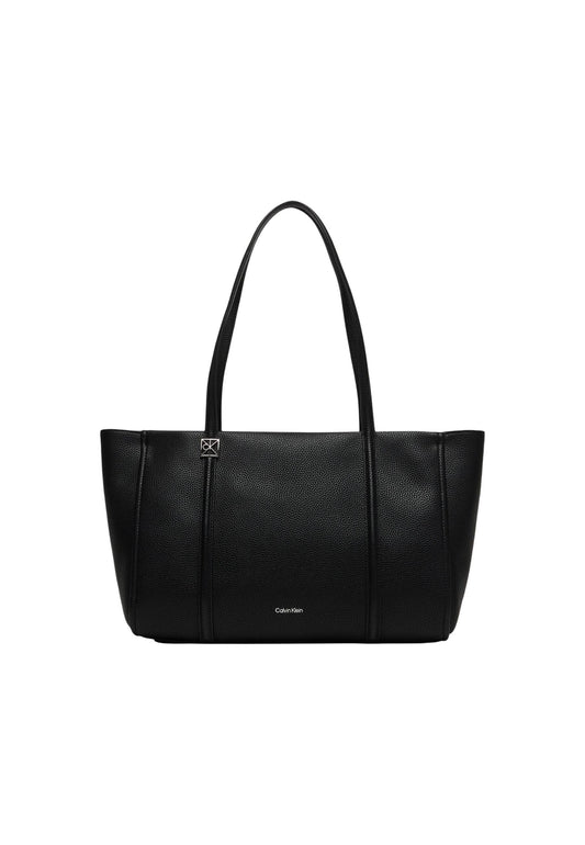 Calvin Klein Borsa Donna Calvin Klein EMBLEM HW PEBBLE TOTE black  black