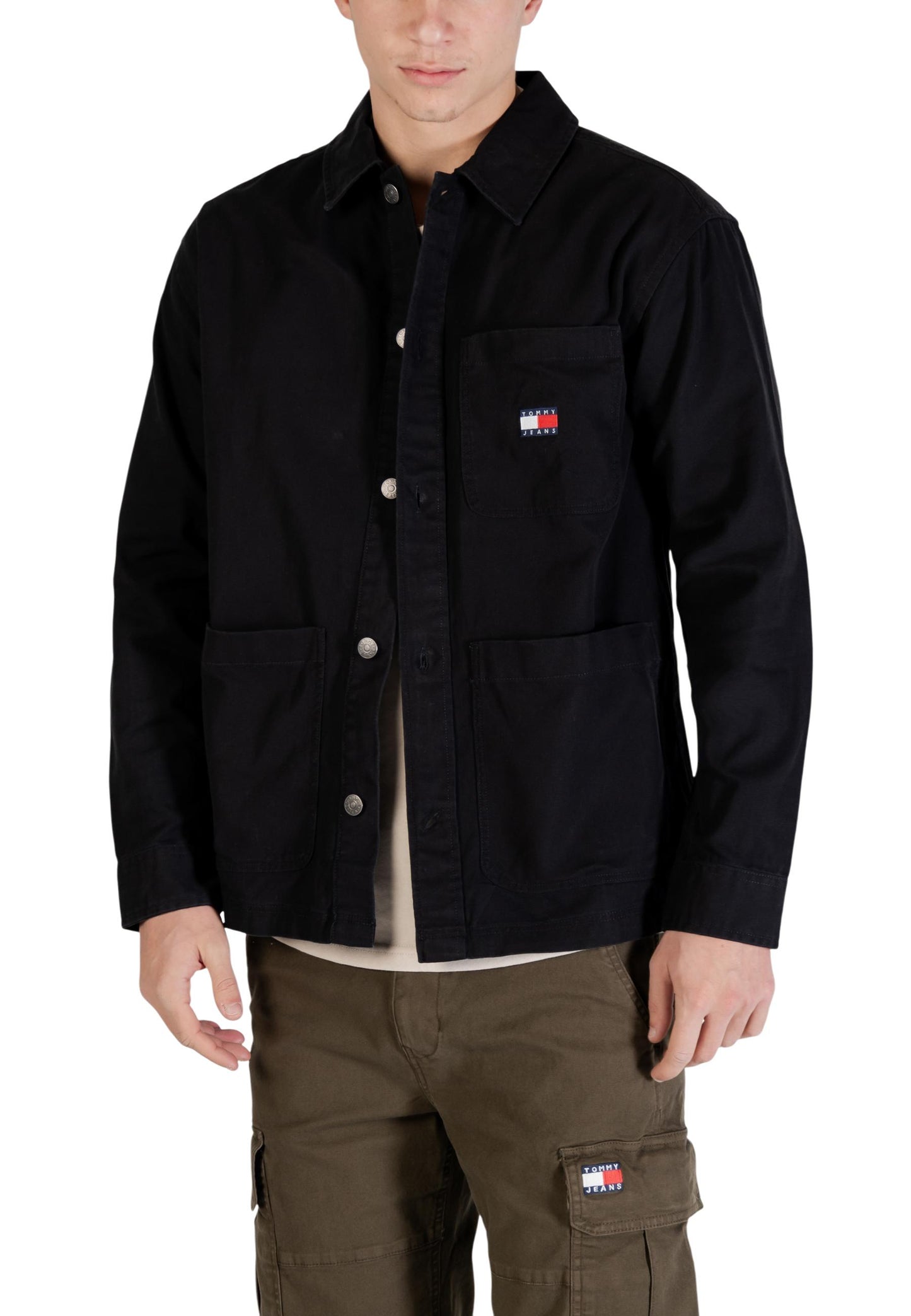 Tommy Hilfiger Jeans Camicia Uomo Tommy Hilfiger Jeans  black  black