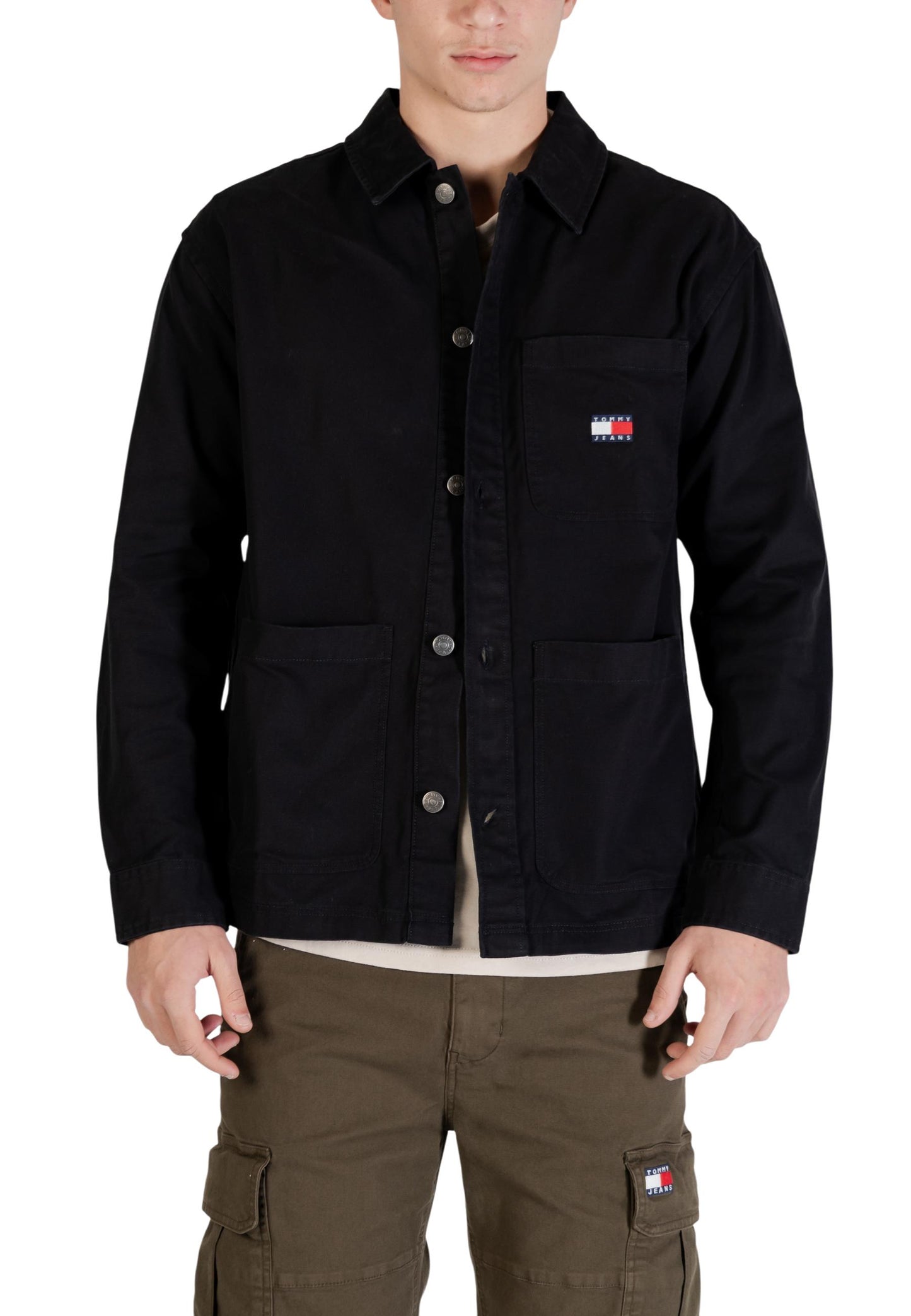Tommy Hilfiger Jeans Camicia Uomo Tommy Hilfiger Jeans  black  black