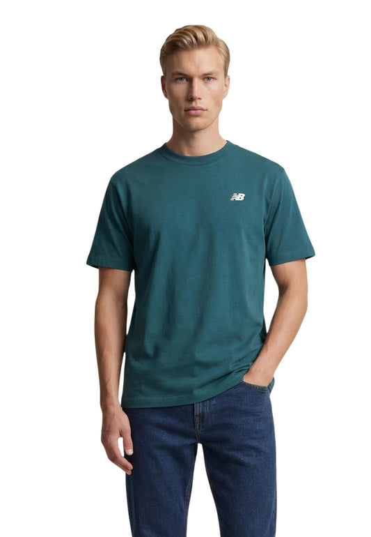 New Balance T-Shirt Uomo New Balance  green  green