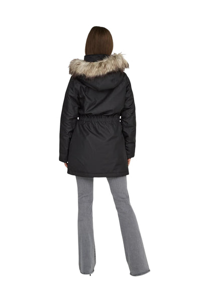 Only Giubbotto Donna Only ONLMATHILDA WINTER FUR PARKA OTW black  black